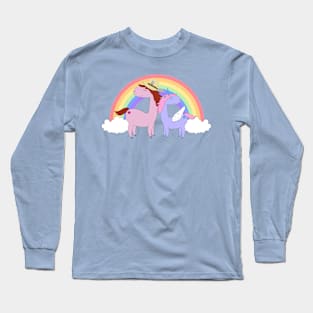 Wayhaught Unicorn Alert - Wynonna Earp Long Sleeve T-Shirt